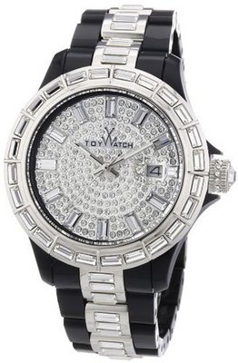 Toy Full Stones Gem Silver and Black GE05BK