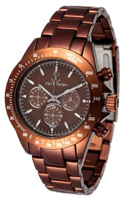 Toy Metallic Brown Aluminum Chronograph Unisex ME12BR