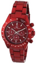 Toy Metallic Red Aluminum Chronograph Ladies ME11RD