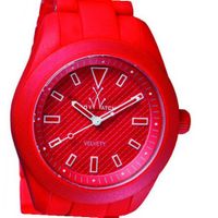 Toy Unisex 'Velvety' Red with Red Dial