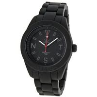 Toy Velvety Black Guilloche Dial Black Out Silicone Unisex Wacth VV05BK