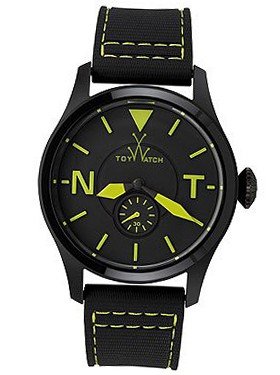 uToy Watch Toy Aviator Black & Green #TTF07BKGR 