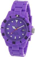 uToy Watch Toy FL07VL Neon Plasteramic Purple Dial and Bracelet 