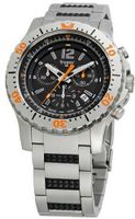 Stainless Steel Extreme Sport Black Dial Chronograph
