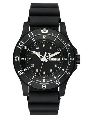 Traser H3 P660091F1301 Military Black Resin And Titanium Military Rub