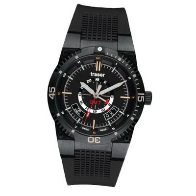 Traser GMT Pro Green Tritium Rubber Band #T420435B2C01