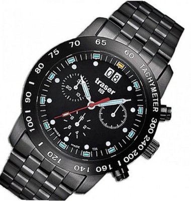 Traser H3 Classic Chrono Big Date Blue With PVD Strap T4002.357.37.01