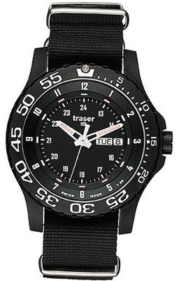 Traser P6600 Elite Red Tritium with Nato Strap
