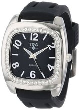 Trax TR1740-BB Malibu Fun Black Rubber Black Dial Crystal