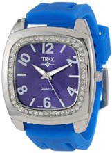 Trax TR1740-NBL Malibu Fun Blue Rubber Blue Dial Crystal