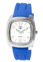 Trax TR1740-WBL Malibu Fun Blue Rubber White Dial Crystal