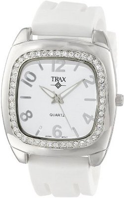 Trax TR1740-WW Malibu Fun White Rubber White Dial Crystal