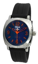 Trax TR5008-OB Shelley Blue Dail Black Rubber Strap