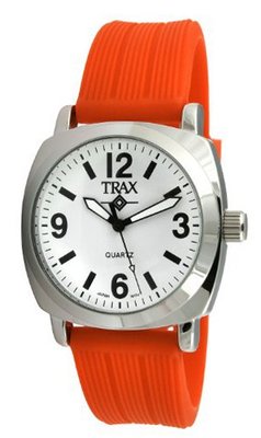 Trax TR5008WO Shelley White Dail Orange Strap