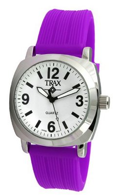 Trax TR5008WPR Shelley White Dail Purple Strap