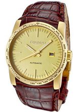 Bonneville Automatic Gold Dial Brown Leather