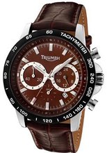 Chronograph Brown Dial Brown Leather