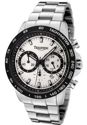 Chronograph White Dial Stainless Steel