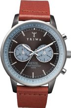 Triwa Unisex Walter Nevil Grey/Sky Dial Brown Classic Strap - NEST103