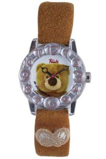 Trudi Kid's Bear with Embellished Strap, Brown