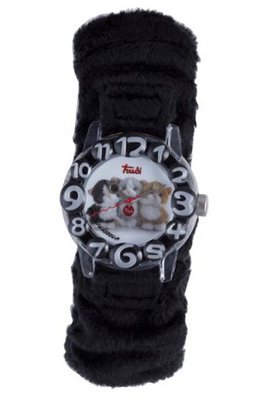 Trudi Kid's Fuzzy Band Kitten Trio , Black