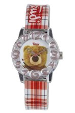 Trudi Kid's Teddy Bear , Checked White/Red