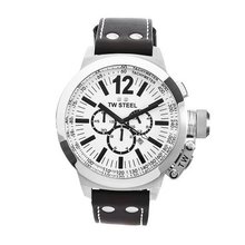 TW Steel CE1008 CEO Canteen Brown Leather White Chronograph Dial