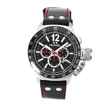 TW Steel CE1015 CEO Canteen Black Leather Chronograph Dial