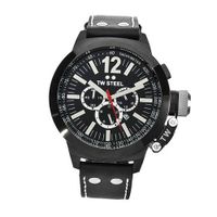 TW Steel CE1034 CEO Canteen Black Leather Chronograph Dial