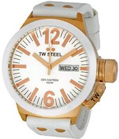 TW Steel CE1035 CEO White Leather Strap