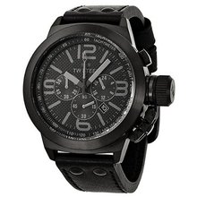 TW Steel Cool Chronograph Black Dial Black Leather TW843R