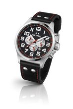 TW Steel Pilot Chronograph Black Leather TW414