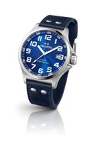 TW Steel Pilot Sunray Blue Dial Stainless Steel Blue Leather TW400