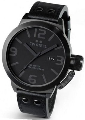 T.W. Steel Quartz Black Dial - TWS TW822