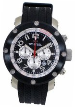 TW Steel Tech Black Dial Chronograph Black Rubber TW89