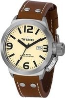 TW Steel TW1 Canteen Brown Leather Yellow Dial