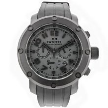 TW Steel TW128 Grandeur Tech Black Rubber Chronograph Dial