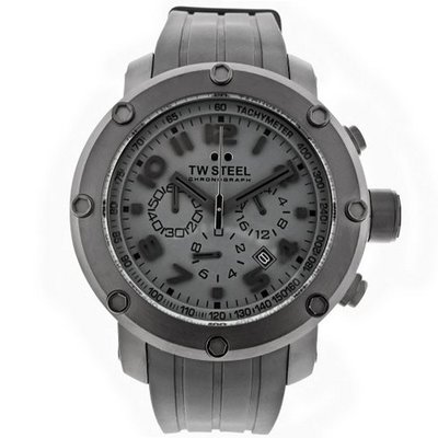 TW Steel TW128 Grandeur Tech Black Rubber Chronograph Dial