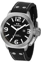 TW Steel TW2 Canteen Black Leather Black Dial