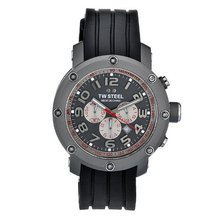 TW Steel TW613 Quartz Grey Chronograph Dial Stainless Steel Case Titanium Steel Case