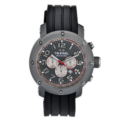 TW Steel TW613 Quartz Grey Chronograph Dial Stainless Steel Case Titanium Steel Case