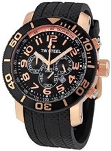 TW Steel TW92 Grandeur Diver Black Rubber Chronograph Dial