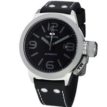 TW Steel TWA200 Canteen Black Leather Strap