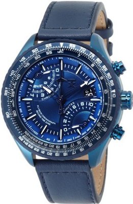 TX T3C189 Pilot Fly-Back Chronograph Blue Case Dial Strap