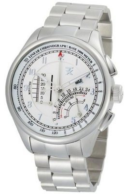 TX T3C192 Classic Linear Chronograph Steel Case Bracelet Silver Dial