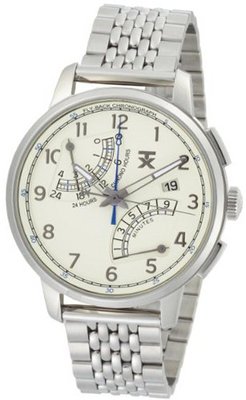 TX T3C197 Classic Fly-Back Chronograph Steel Case Bracelet Beige Dial