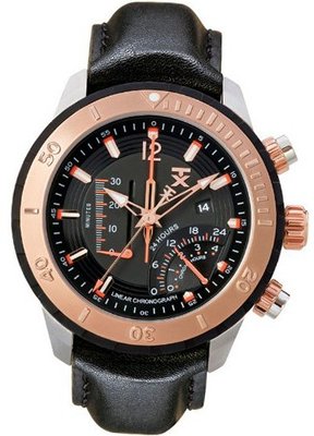 TX T3C308 800 Series Linear Chronograph Dual-Time Zone