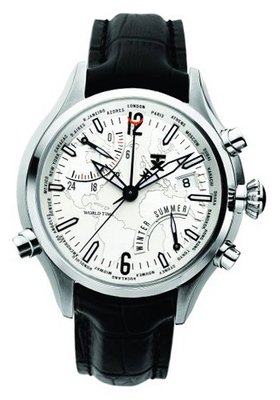 TX Unisex T3B841 500 Series World Time Stainless Steel