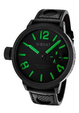 Flightdeck Mechanical Black Dial Black Calf Leather