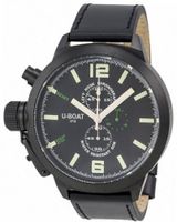 LIMITED EDITION! U-boat Left Hook IFO Chronograph Black PVD Steel Black Dial 7250